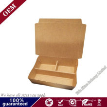 Kraft Paper Take out Food Containers with 5 Compartments